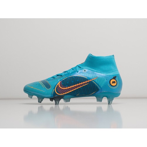 Футбольная обувь NIKE Mercurial Superfly VIII Elite SG цвет Голубой арт. 33566