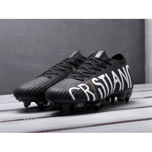 Футбольная обувь NIKE Mercurial Vapor XII CR7 Special Edition Elite SG цвет Черный арт. 16266