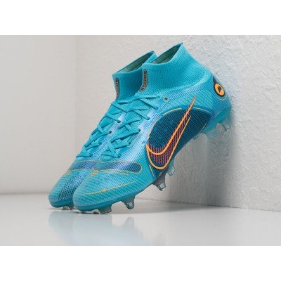 Футбольная обувь NIKE Mercurial Superfly VIII Elite SG цвет Голубой арт. 33566