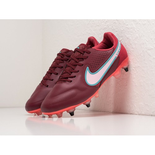 Футбольная обувь NIKE Tiempo Legend IX Elite FG цвет Красный арт. 37787