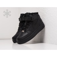 Зимние Кроссовки NIKE Air Force 1 Hi цвет Черный арт. 26553