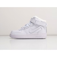 Зимние Кроссовки NIKE Air Force 1 Mid цвет Белый арт. 27221