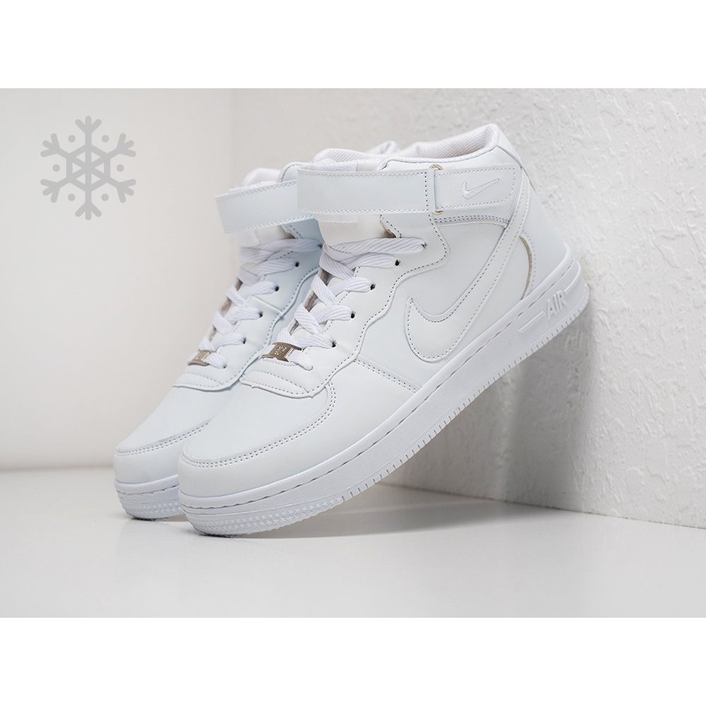 Зимние Кроссовки NIKE Air Force 1 Hi цвет Белый арт. 27314