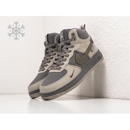 Зимние Кроссовки NIKE Air Force 1 Mid цвет Серый арт. 38663