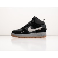 Зимние Кроссовки NIKE Air Force 1 Mid цвет Черный арт. 38664