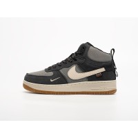 Зимние Кроссовки NIKE Air Force 1 Mid цвет Черный арт. 43547