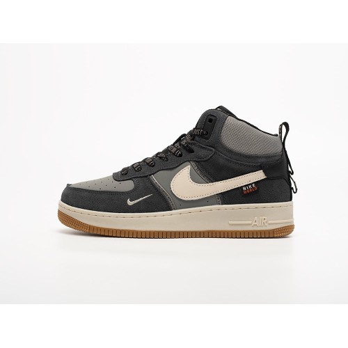 Зимние Кроссовки NIKE Air Force 1 Mid цвет Черный арт. 43547