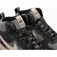 Зимние Кроссовки NIKE Air Force 1 Mid цвет Черный арт. 43547