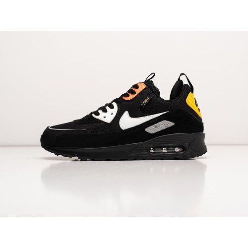 Зимние Кроссовки NIKE Air Max 90 цвет Черный арт. 32340