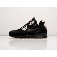 Зимние Кроссовки NIKE Air Max 90 цвет Черный арт. 33020