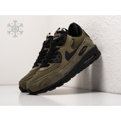 Зимние Кроссовки NIKE Air Max 90 цвет Зеленый арт. 33023