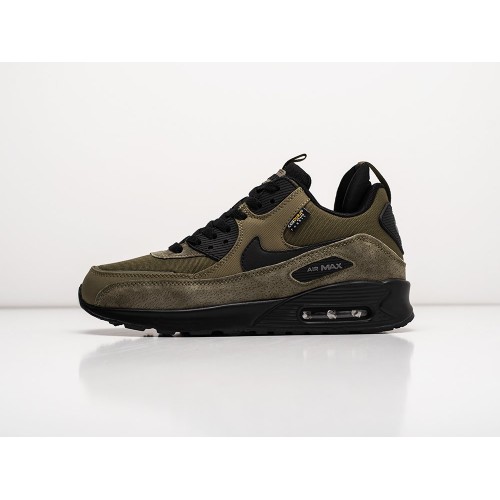 Зимние Кроссовки NIKE Air Max 90 цвет Зеленый арт. 33023