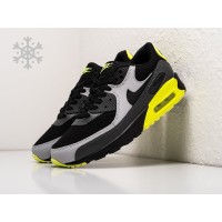 Зимние Кроссовки NIKE Air Max 90 цвет Черный арт. 33703