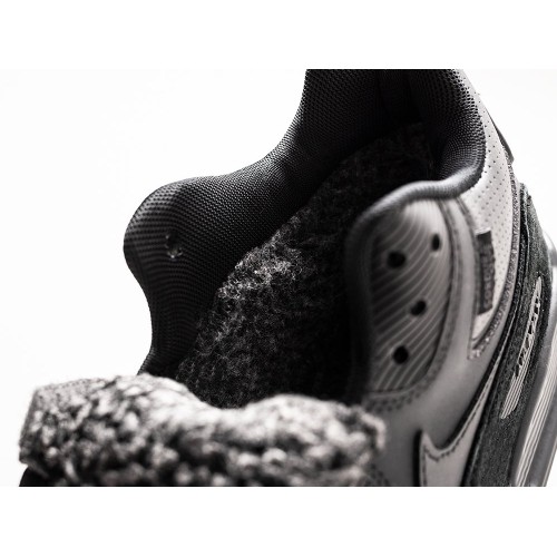 Зимние Кроссовки NIKE Air Max 90 цвет Черный арт. 39331