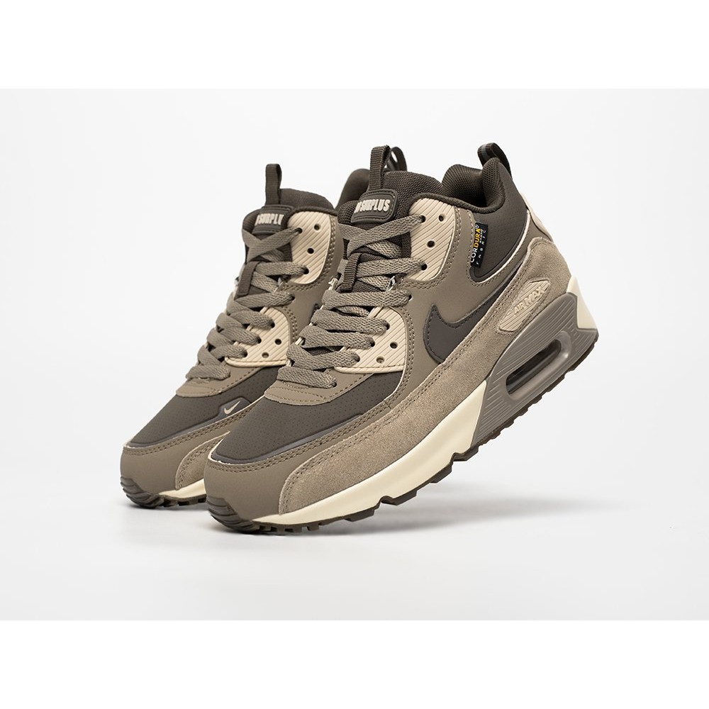 Зимние Кроссовки NIKE Air Max 90 цвет Серый арт. 43542