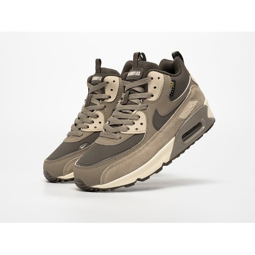 Зимние Кроссовки NIKE Air Max 90 цвет Серый арт. 43542