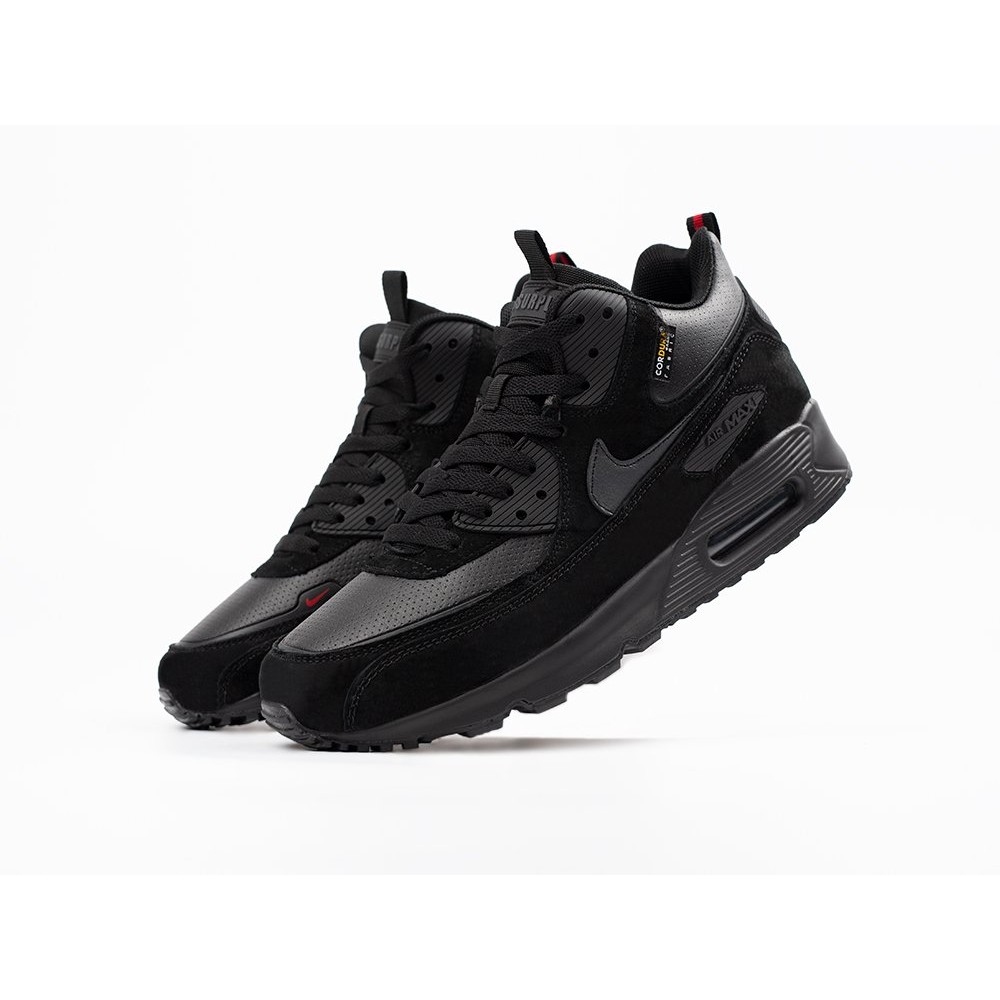 Зимние Кроссовки NIKE Air Max 90 цвет Черный арт. 43936