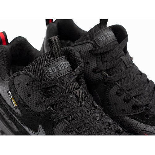 Зимние Кроссовки NIKE Air Max 90 цвет Черный арт. 43936