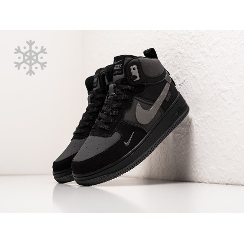 Зимние Кроссовки NIKE Air Force 1 Mid цвет Черный арт. 38661