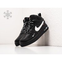 Зимние Кроссовки NIKE Air Force 1 Mid цвет Черный арт. 38662