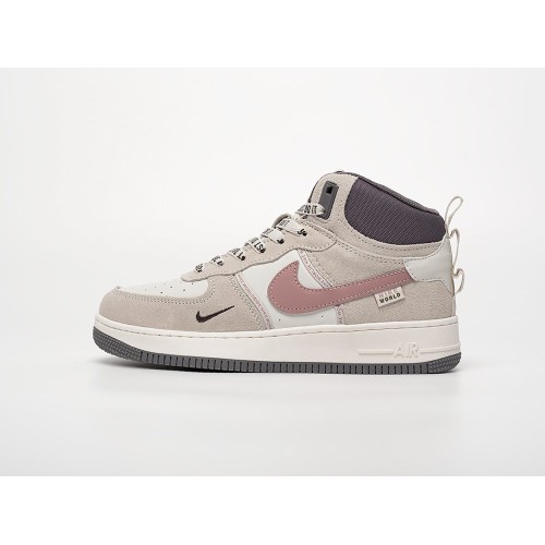 Зимние Кроссовки NIKE Air Force 1 Mid цвет Черный арт. 43544