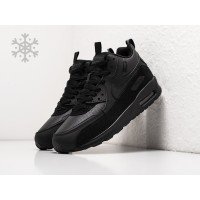 Зимние Кроссовки NIKE Air Max 90 цвет Черный арт. 39331