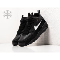 Зимние Кроссовки NIKE Air Max 90 цвет Черный арт. 39422