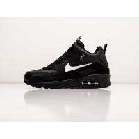 Зимние Кроссовки NIKE Air Max 90 цвет Черный арт. 39422