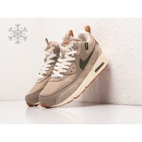 Зимние Кроссовки NIKE Air Max 90 цвет Бежевый арт. 39424