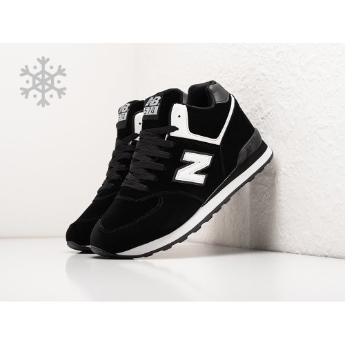 Зимние Кроссовки NEW BALANCE 574 Mid цвет Черный арт. 38838