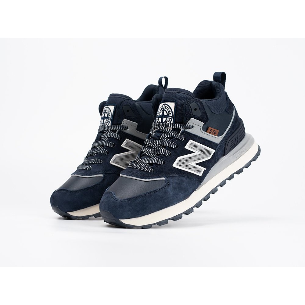 Зимние Кроссовки NEW BALANCE 574 Mid цвет Синий арт. 43683