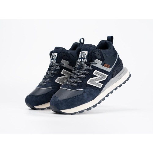 Зимние Кроссовки NEW BALANCE 574 Mid цвет Синий арт. 43683