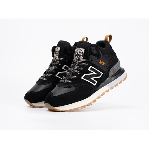 Зимние Кроссовки NEW BALANCE 574 Mid цвет Черный арт. 43685