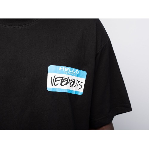 Футболка Vetements цвет Черный арт. 37731