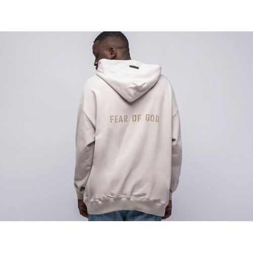 Худи FEAR OF GOD Essentials цвет Белый арт. 29235