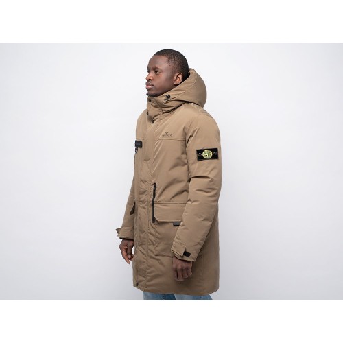 Куртка зимняя Stone Island цвет Бежевый арт. 39578