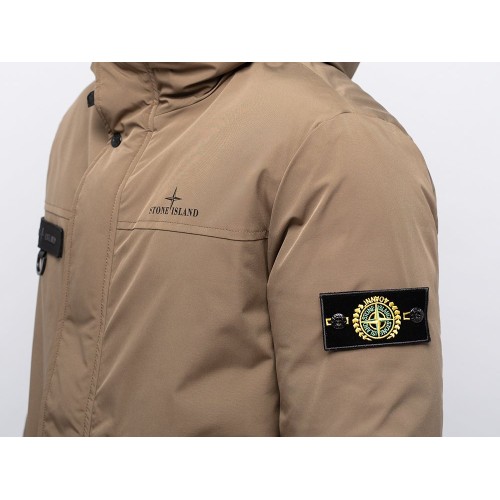 Куртка зимняя Stone Island цвет Бежевый арт. 39578