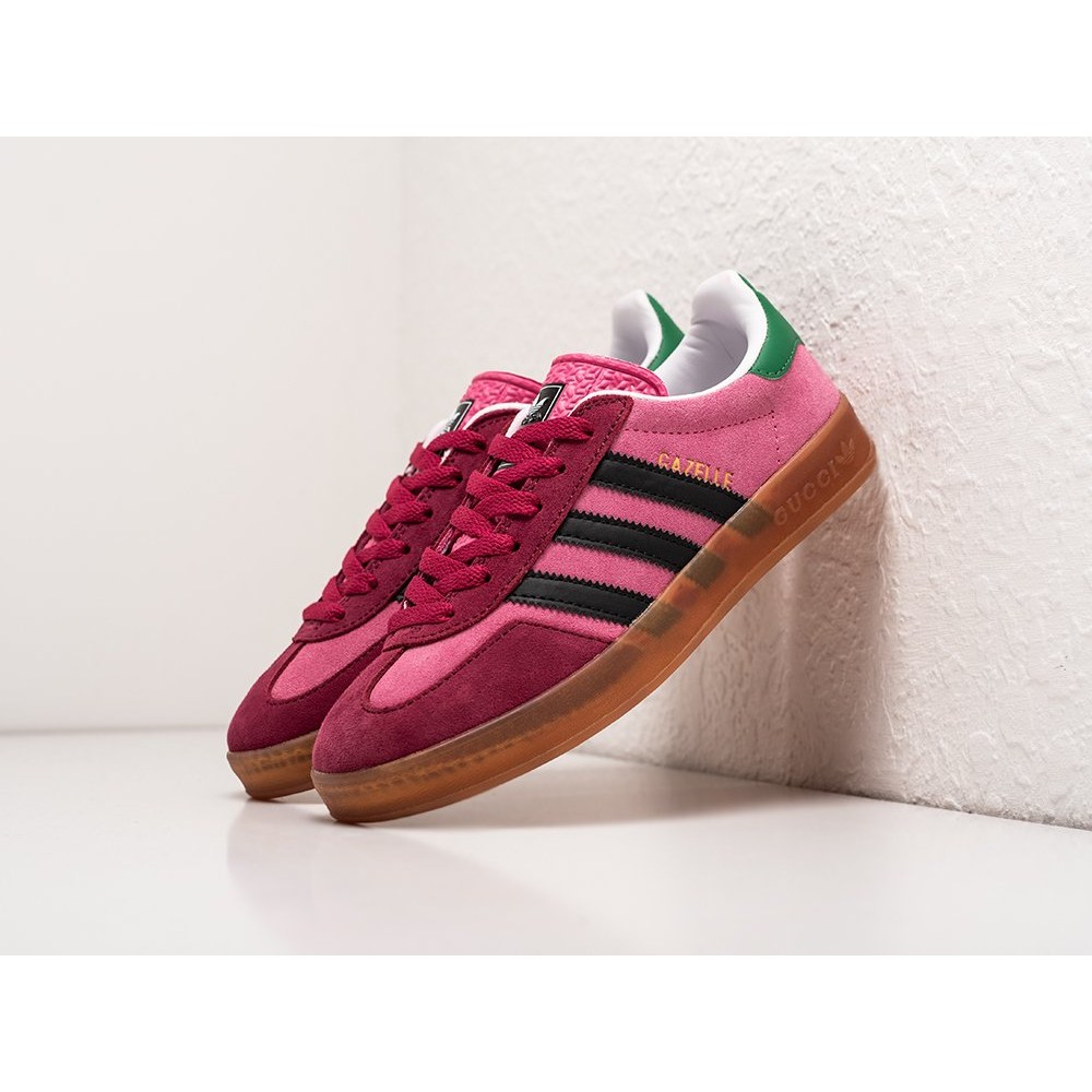 Кроссовки GUCCI x ADIDAS Gazelle OG цвет Розовый арт. 33374