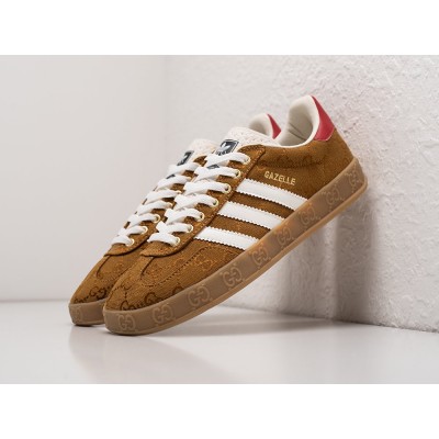 Кроссовки GUCCI x ADIDAS Gazelle OG цвет Коричневый арт. 33447