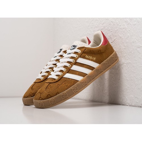 Кроссовки GUCCI x ADIDAS Gazelle OG цвет Коричневый арт. 33447