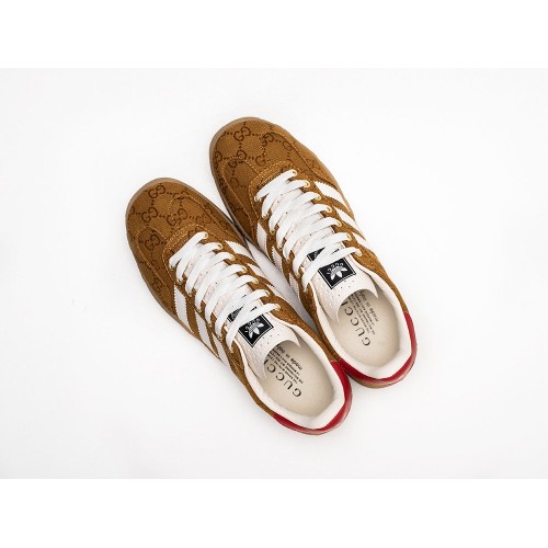 Кроссовки GUCCI x ADIDAS Gazelle OG цвет Коричневый арт. 33447