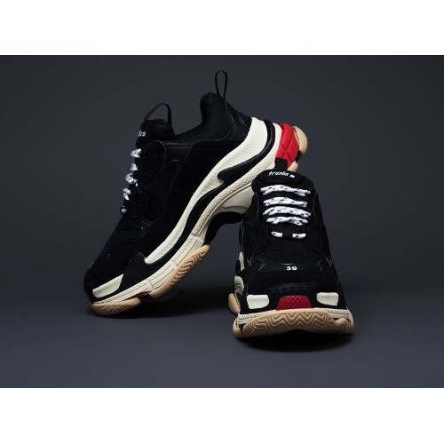 Кроссовки BALENCIAGA Triple S цвет Черный арт. 10722