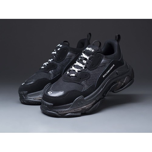 Кроссовки BALENCIAGA Triple S Сlear Sole цвет Черный арт. 15979