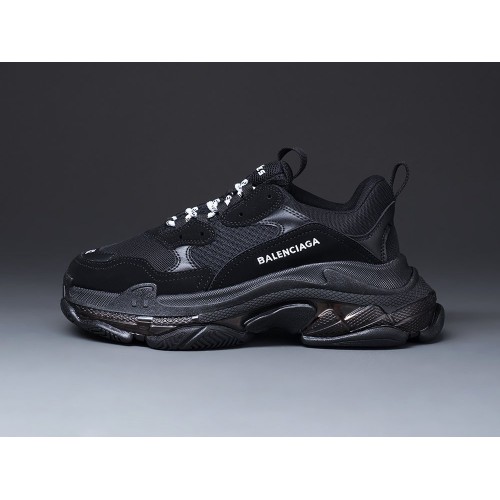 Кроссовки BALENCIAGA Triple S Сlear Sole цвет Черный арт. 15979