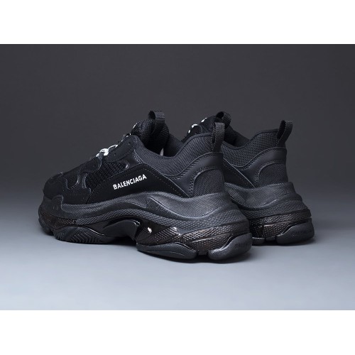 Кроссовки BALENCIAGA Triple S Сlear Sole цвет Черный арт. 15979