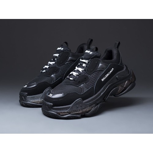 Кроссовки BALENCIAGA Triple S Сlear Sole цвет Черный арт. 15980