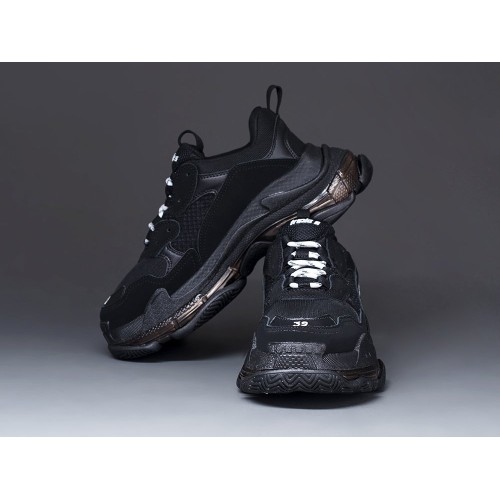 Кроссовки BALENCIAGA Triple S Сlear Sole цвет Черный арт. 15980