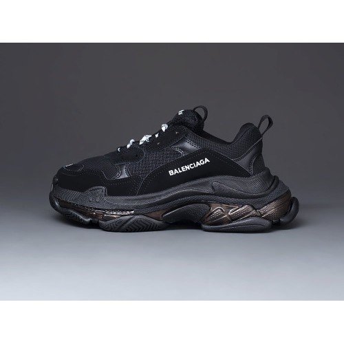 Кроссовки BALENCIAGA Triple S Сlear Sole цвет Черный арт. 15980