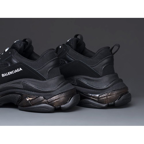 Кроссовки BALENCIAGA Triple S Сlear Sole цвет Черный арт. 15980