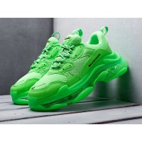 Кроссовки BALENCIAGA Triple S Сlear Sole цвет Зеленый арт. 16284